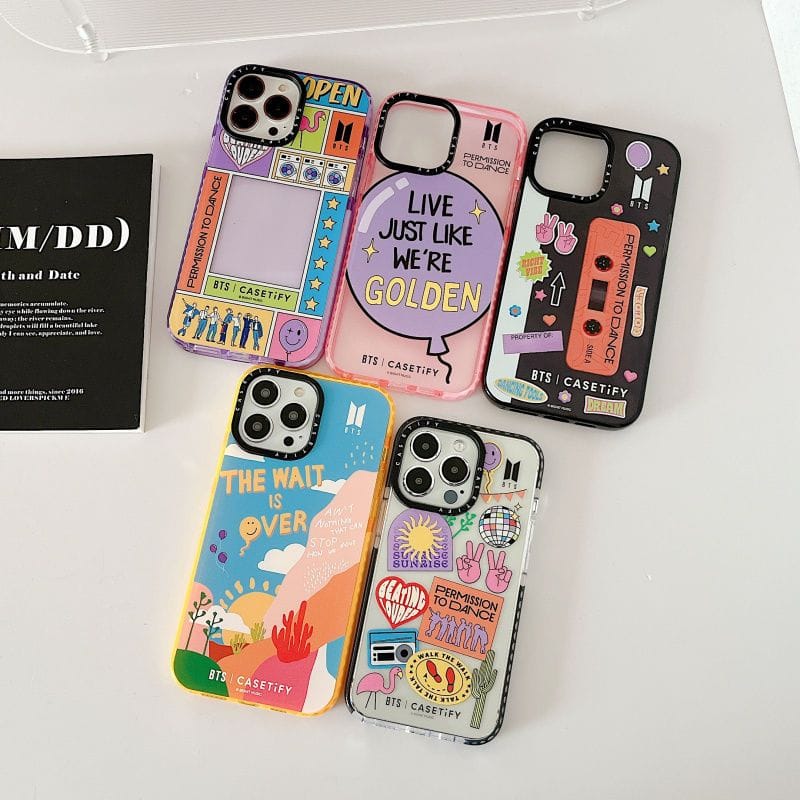 FUNDAS PARA CELULAR BTS PERMISSION TO DANCE - ¡IPHONE VARIOS MODELOS!