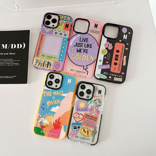 FUNDAS PARA CELULAR BTS PERMISSION TO DANCE - ¡IPHONE VARIOS MODELOS!