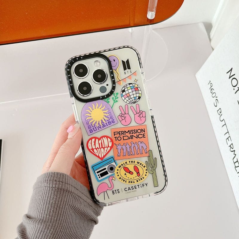 FUNDAS PARA CELULAR BTS PERMISSION TO DANCE - ¡IPHONE VARIOS MODELOS!