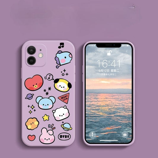 FUNDAS DE CELULAR BT21 BTS - ¡IPHONE VARIOS MODELOS!