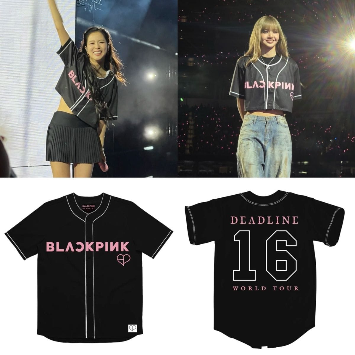 CAMISETA BLACKPINK DEADLINE 100% ALGODÓN