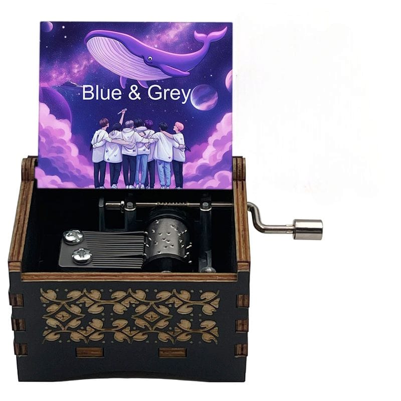 CAJA MUSICAL BTS BLUE&GREY