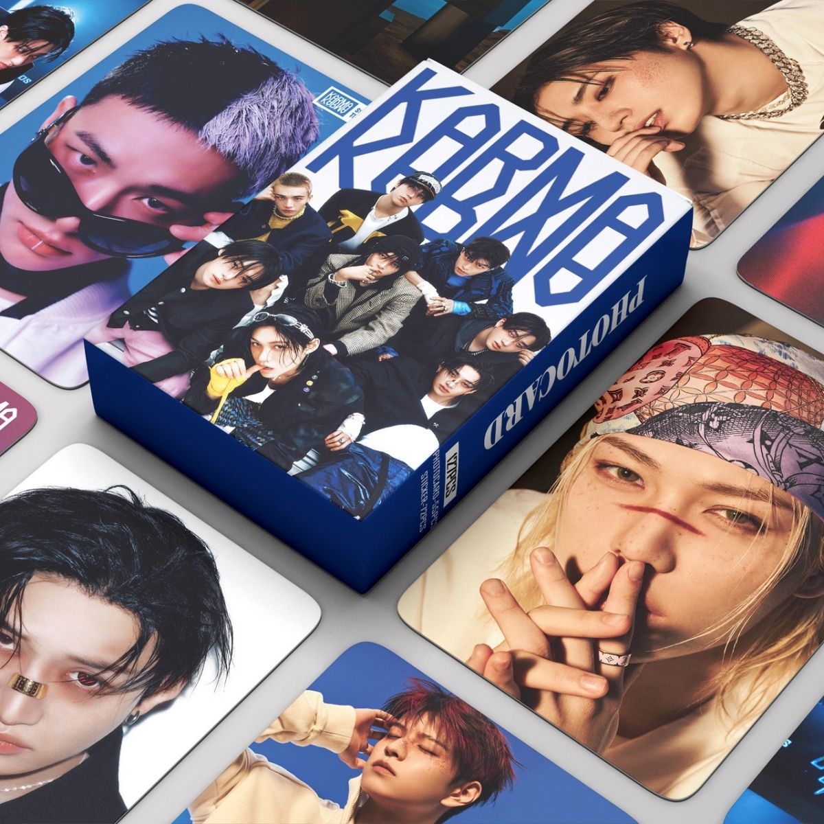 PHOTOCARDS STRAY KIDS KARMA 127 PÇS(55 Cards+ 72 Stickers)