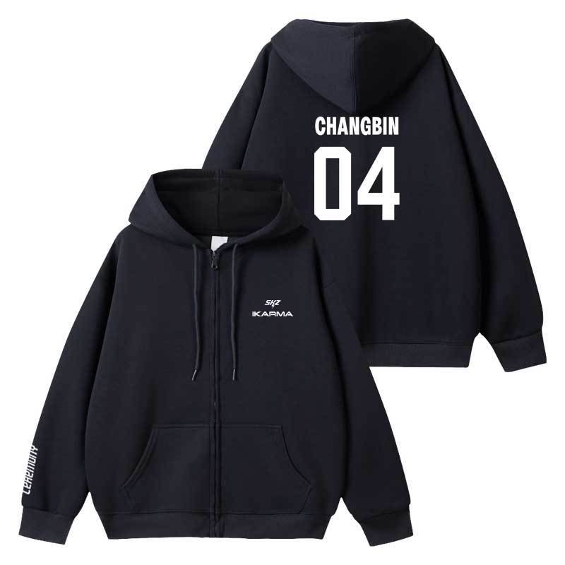 SUDADERA CON CAPUCHA KARMA DE STRAY KIDS