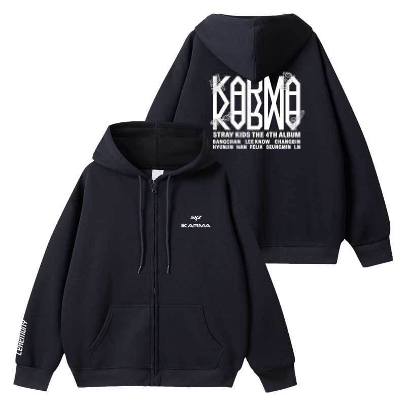 SUDADERA CON CAPUCHA KARMA DE STRAY KIDS