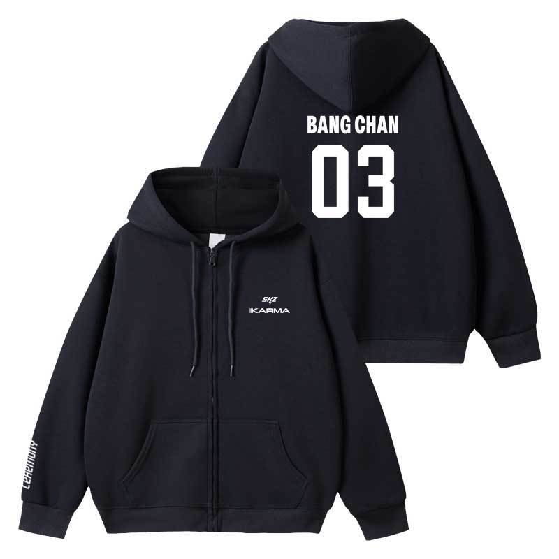 SUDADERA CON CAPUCHA KARMA DE STRAY KIDS