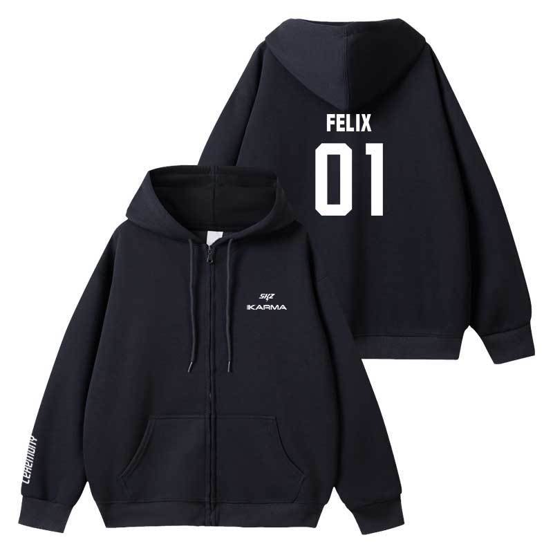 SUDADERA CON CAPUCHA KARMA DE STRAY KIDS