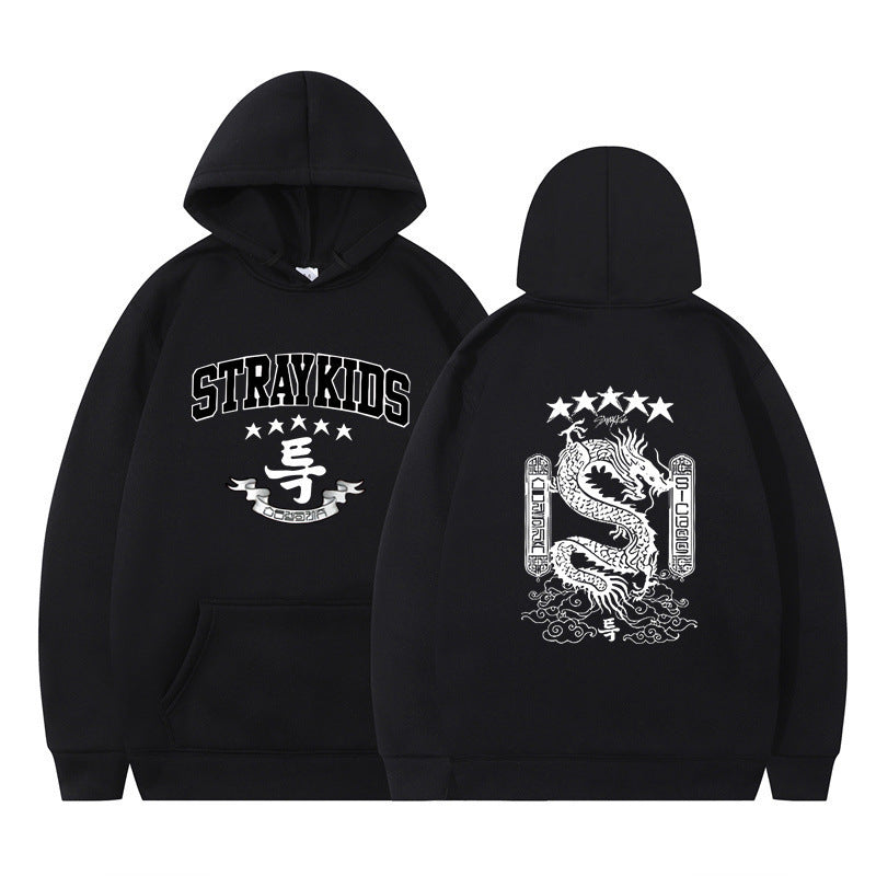 SUDADERA CON CAPUCHA STRAY KIDS 5-STAR - ¡VARIOS COLORES!✨