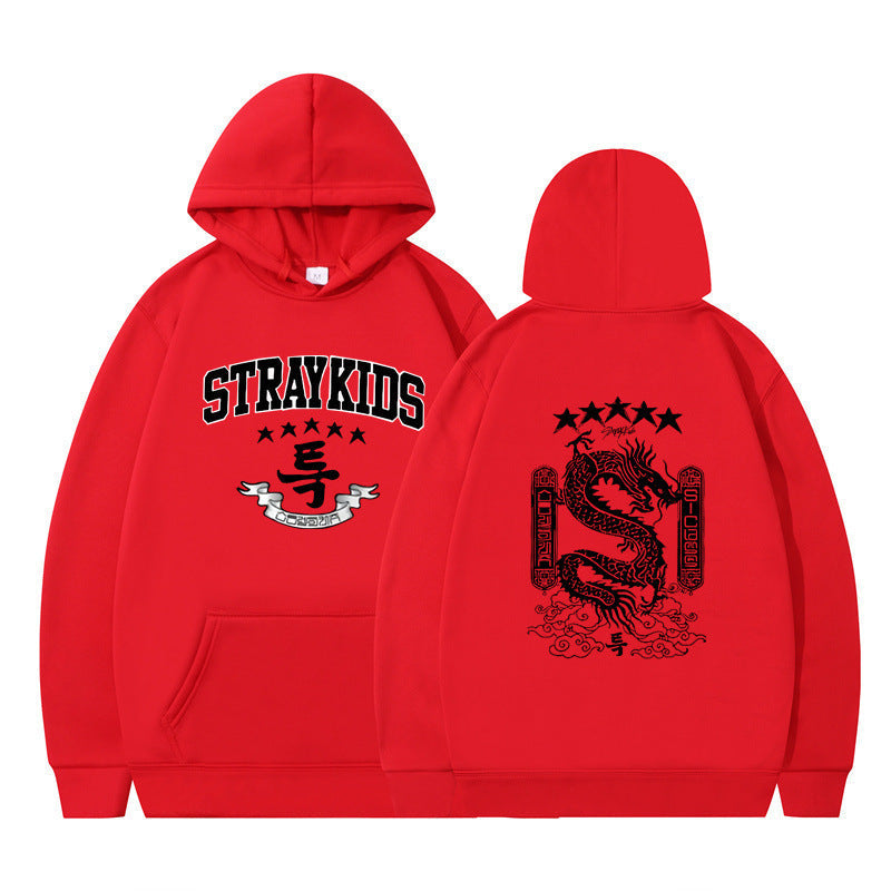 SUDADERA CON CAPUCHA STRAY KIDS 5-STAR - ¡VARIOS COLORES!✨