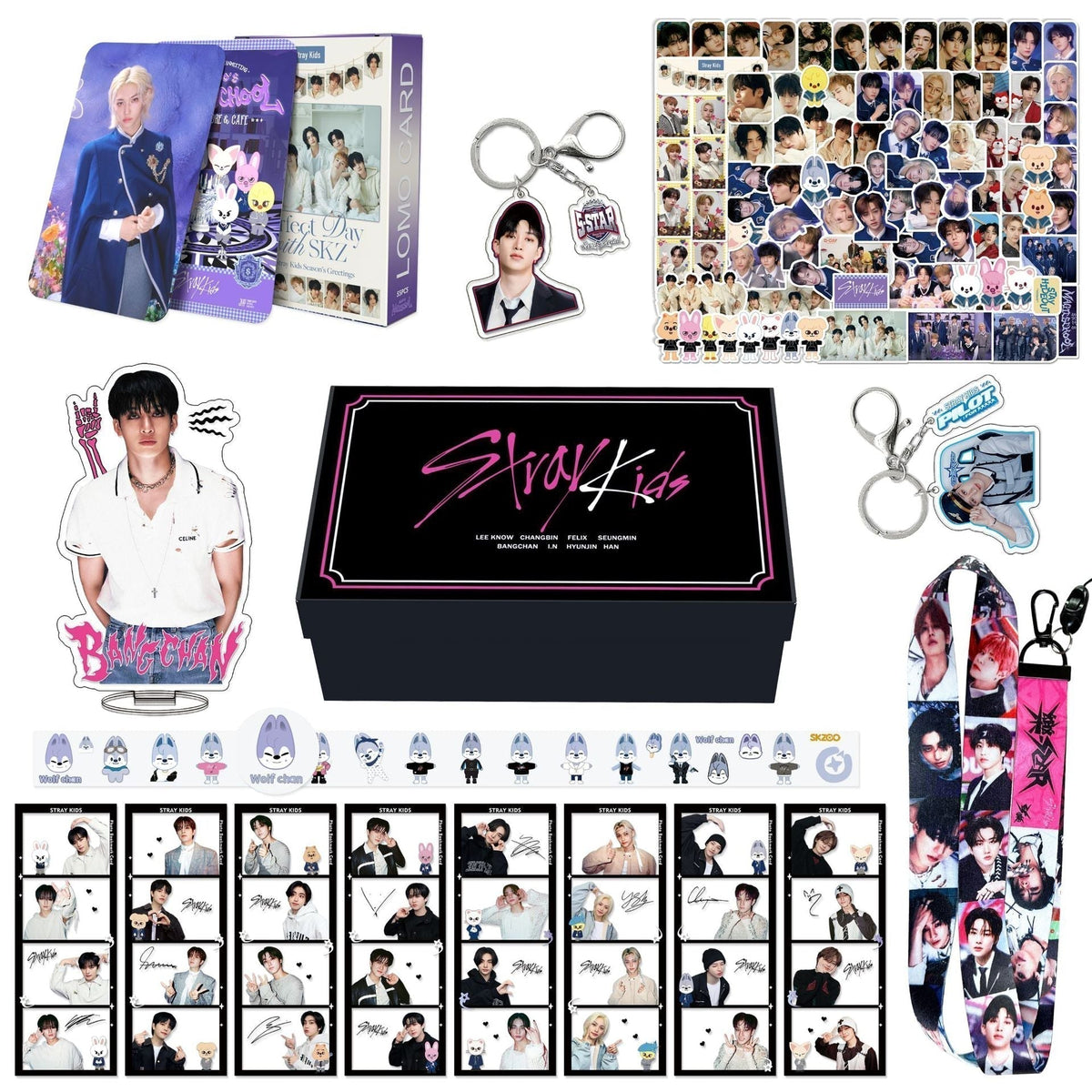 CAJA DE REGALO DE STRAY KIDS (TODOS LOS MIEMBROS)