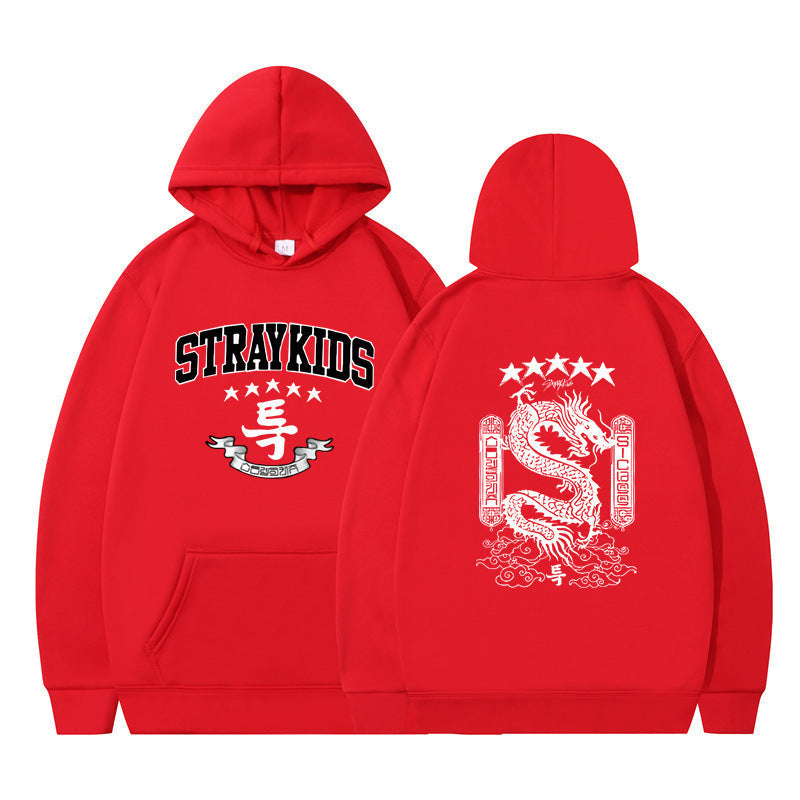 SUDADERA CON CAPUCHA STRAY KIDS 5-STAR - ¡VARIOS COLORES!✨