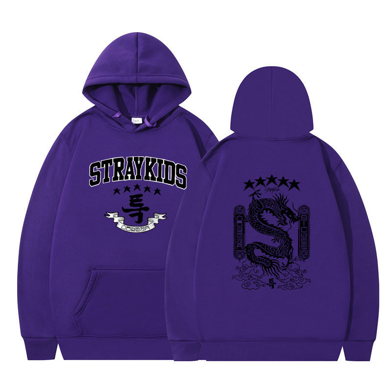 SUDADERA CON CAPUCHA STRAY KIDS 5-STAR - ¡VARIOS COLORES!✨