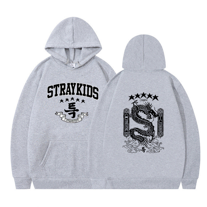 SUDADERA CON CAPUCHA STRAY KIDS 5-STAR - ¡VARIOS COLORES!✨