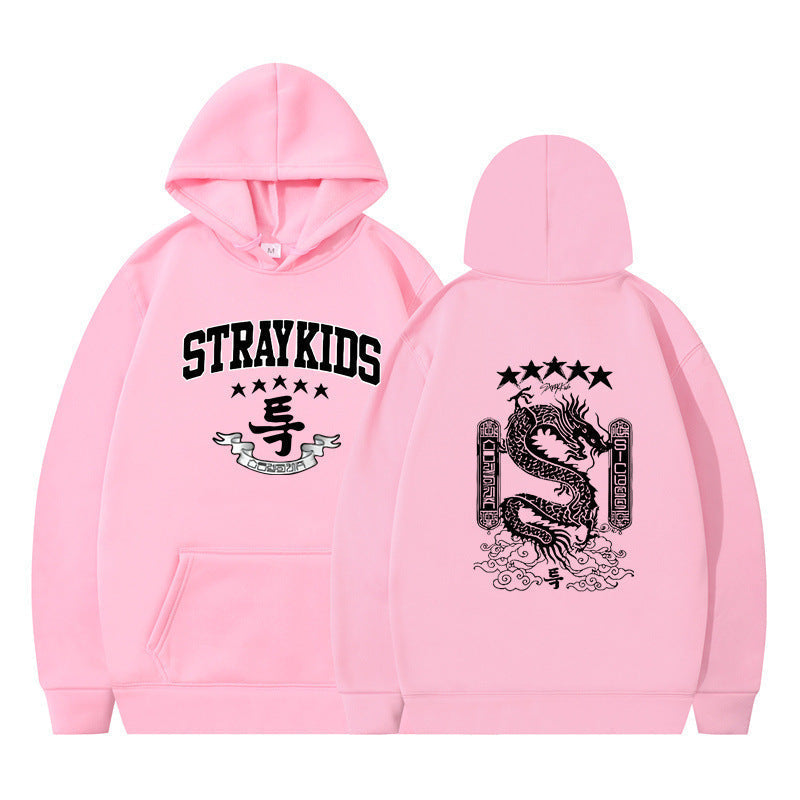 SUDADERA CON CAPUCHA STRAY KIDS 5-STAR - ¡VARIOS COLORES!✨