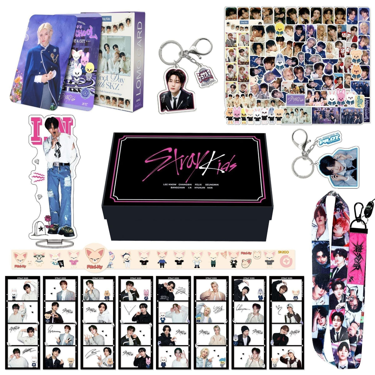 CAJA DE REGALO DE STRAY KIDS (TODOS LOS MIEMBROS)