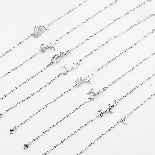 PULSERA BTS ACERO INOXIDABLE