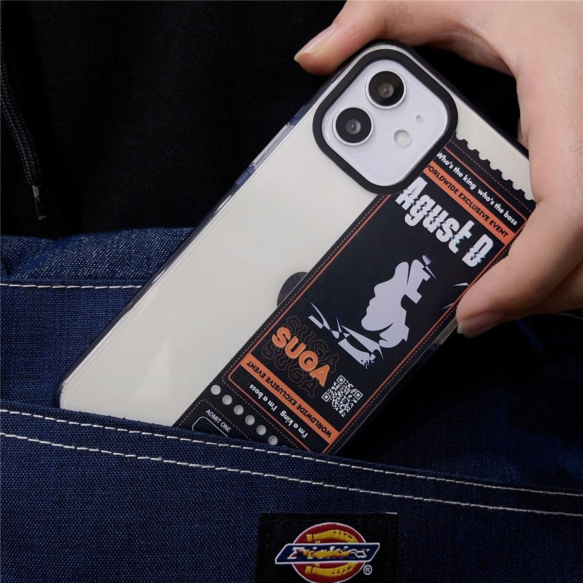 FUNDA DE MÓVIL SUGA AGUST D - ¡IPHONE VARIOS MODELOS!