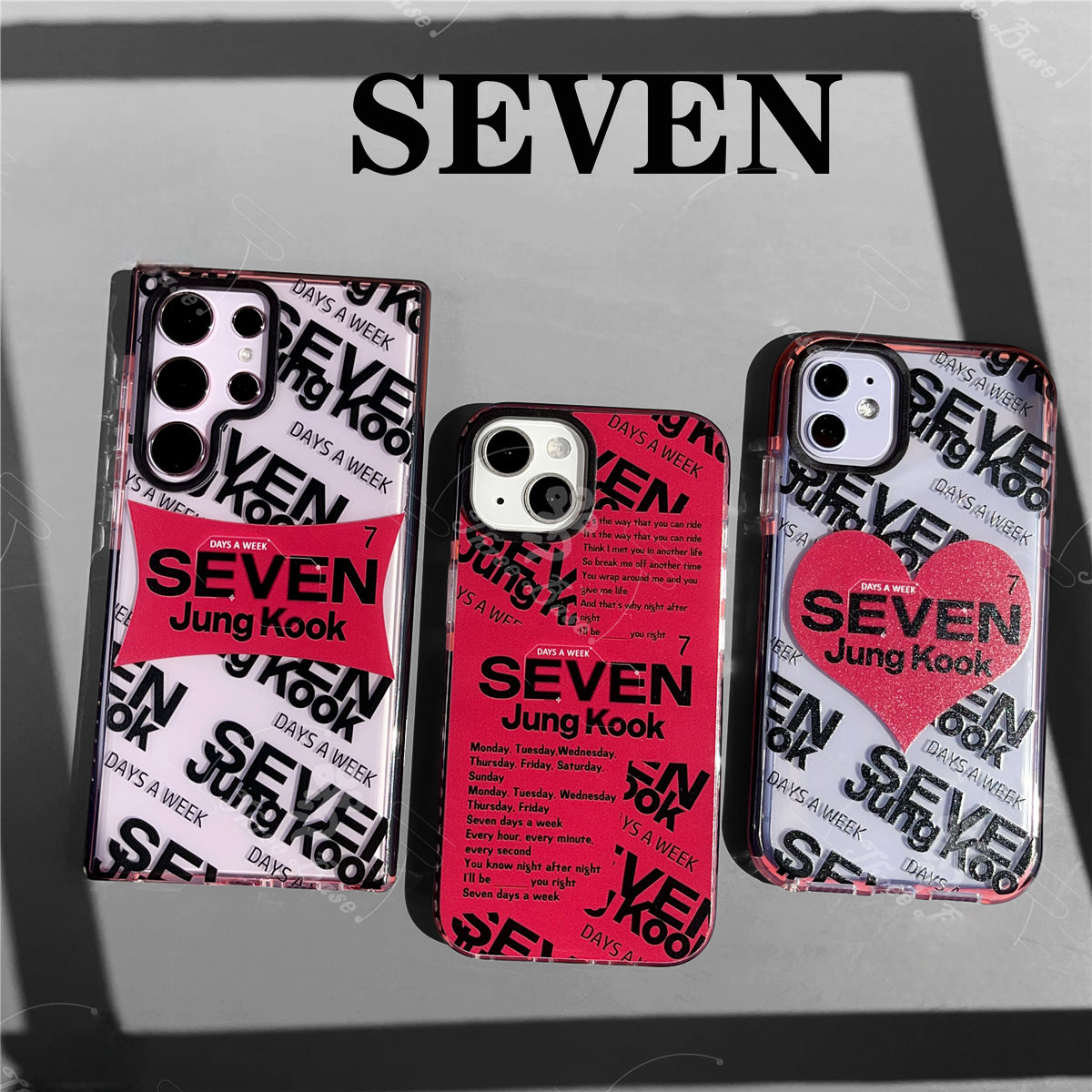 FUNDAS PARA CELULAR JUNGKOOK SEVEN - ¡VARIOS MODELOS SAMSUNG!