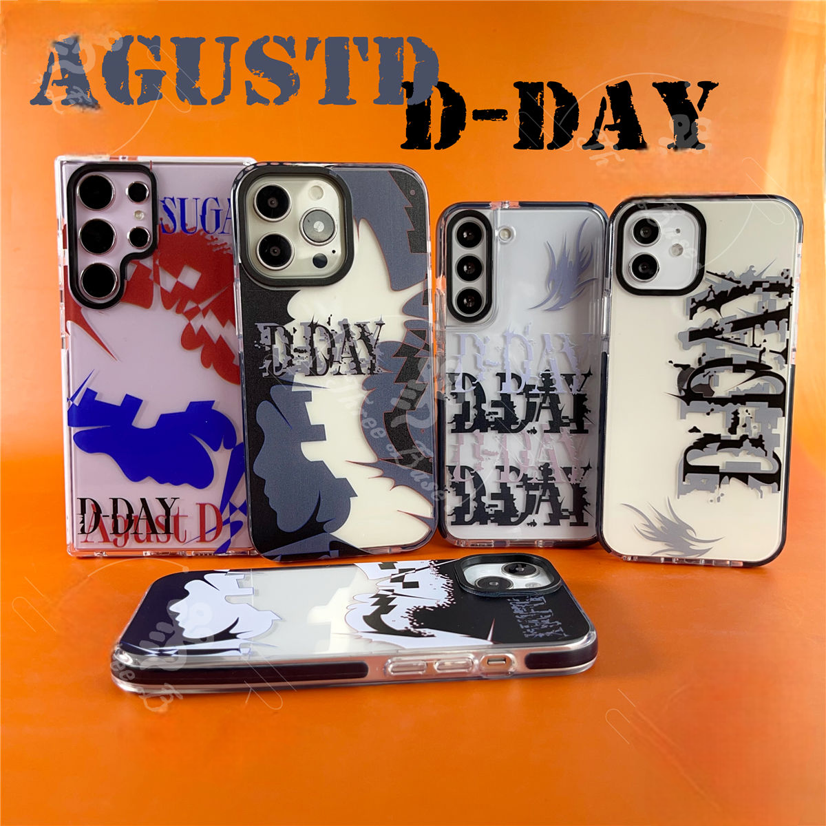 ¡FUNDA PARA CELULAR SUGA AGUST D - VARIOS MODELOS DE IPHONE!