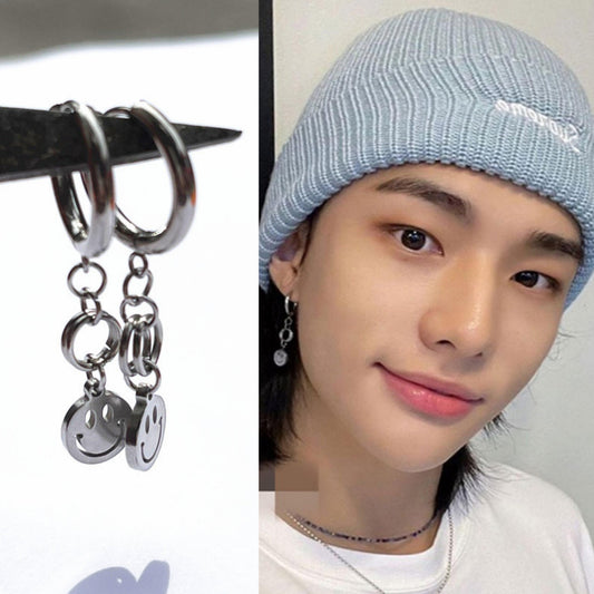 PENDIENTES DE ACERO INOXIDABLE HYUNJIN STRAY KIDS