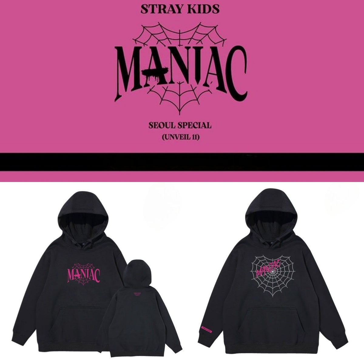 SUDADERA CON CAPUCHA MANIAC STRAY KIDS