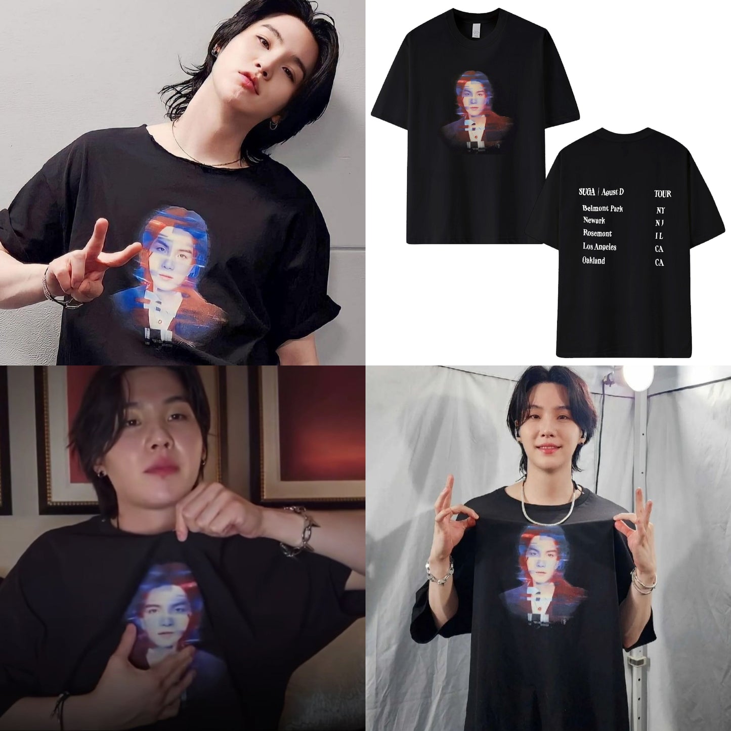 CAMISETA SUGA AGUST D D'DAY 100% ALGODÓN