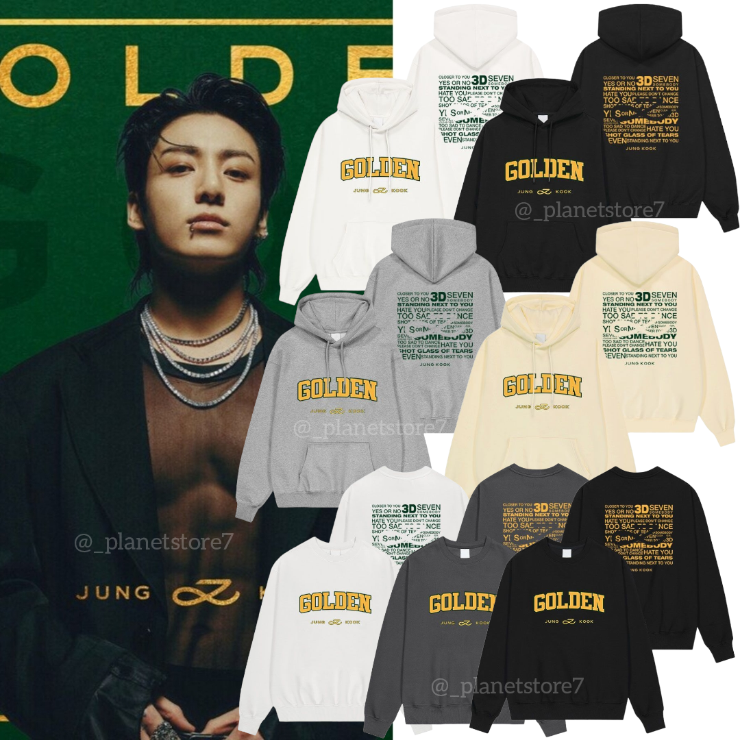 JUNGKOOK GOLDEN HOODIE