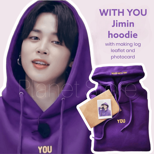 JIMIN SEVEN WITH YOU SUDADERA CON CAPUCHA