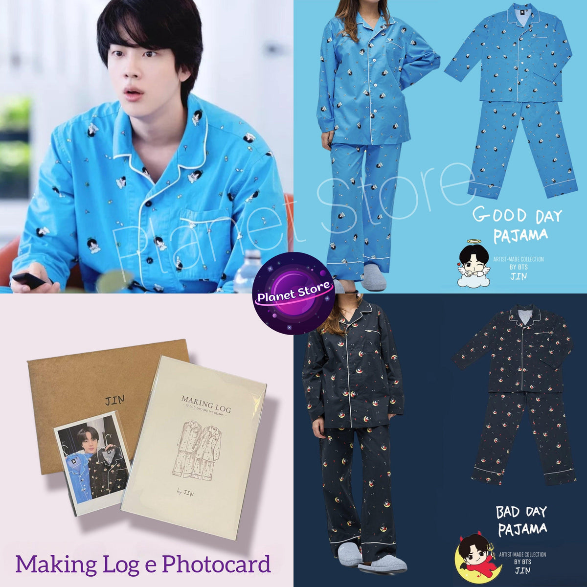 PAJAMA JIN DÍA BUENO/DÍA MALO