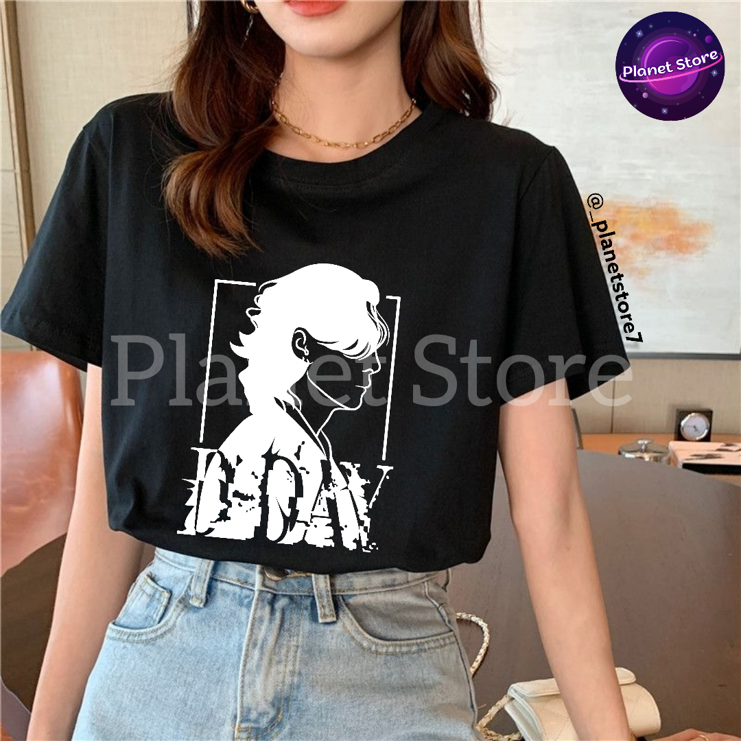 CAMISETA SUGA D'DAY AGUST D 100% ALGODÓN (blanco y negro)