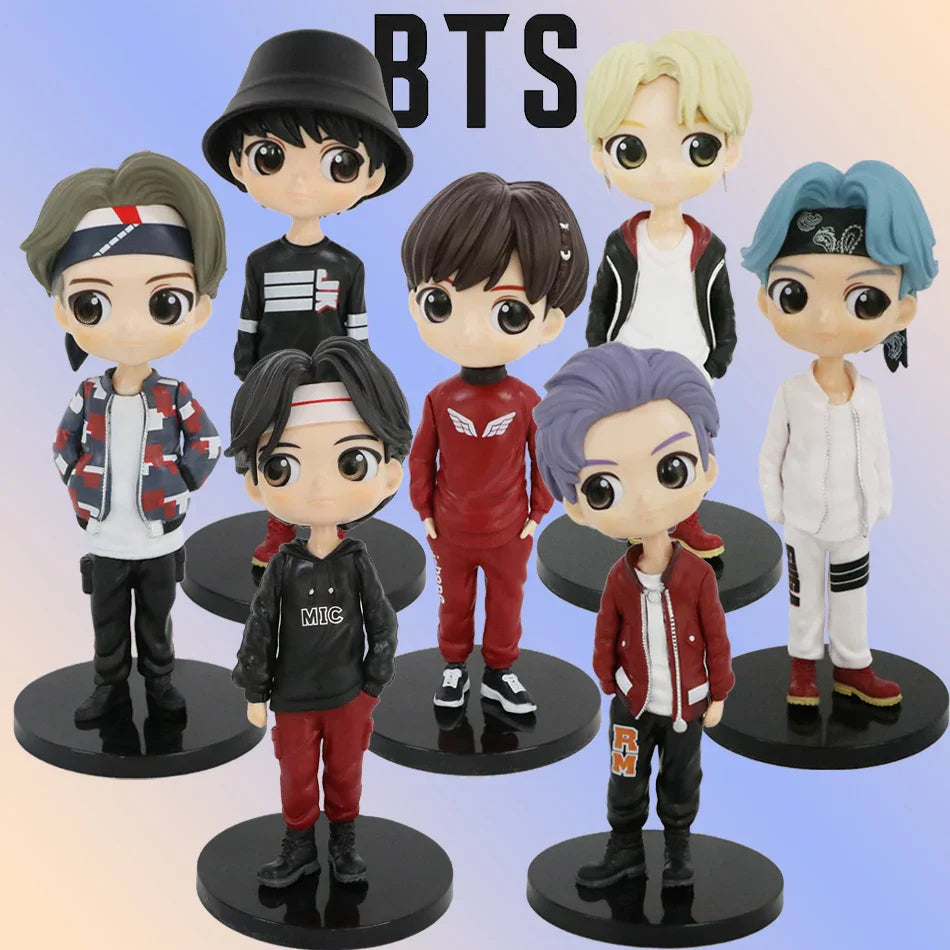 BTS TINY TAN MIC DROP 7 PIEZAS