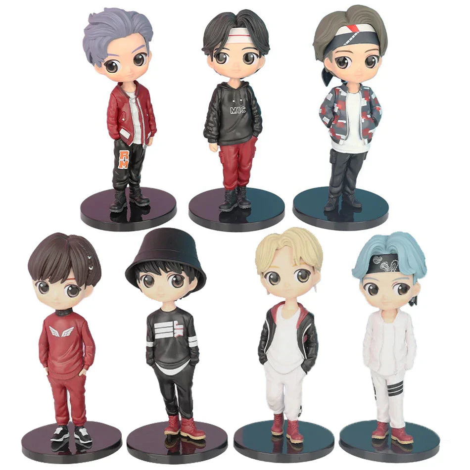 BTS TINY TAN MIC DROP 7 PIEZAS