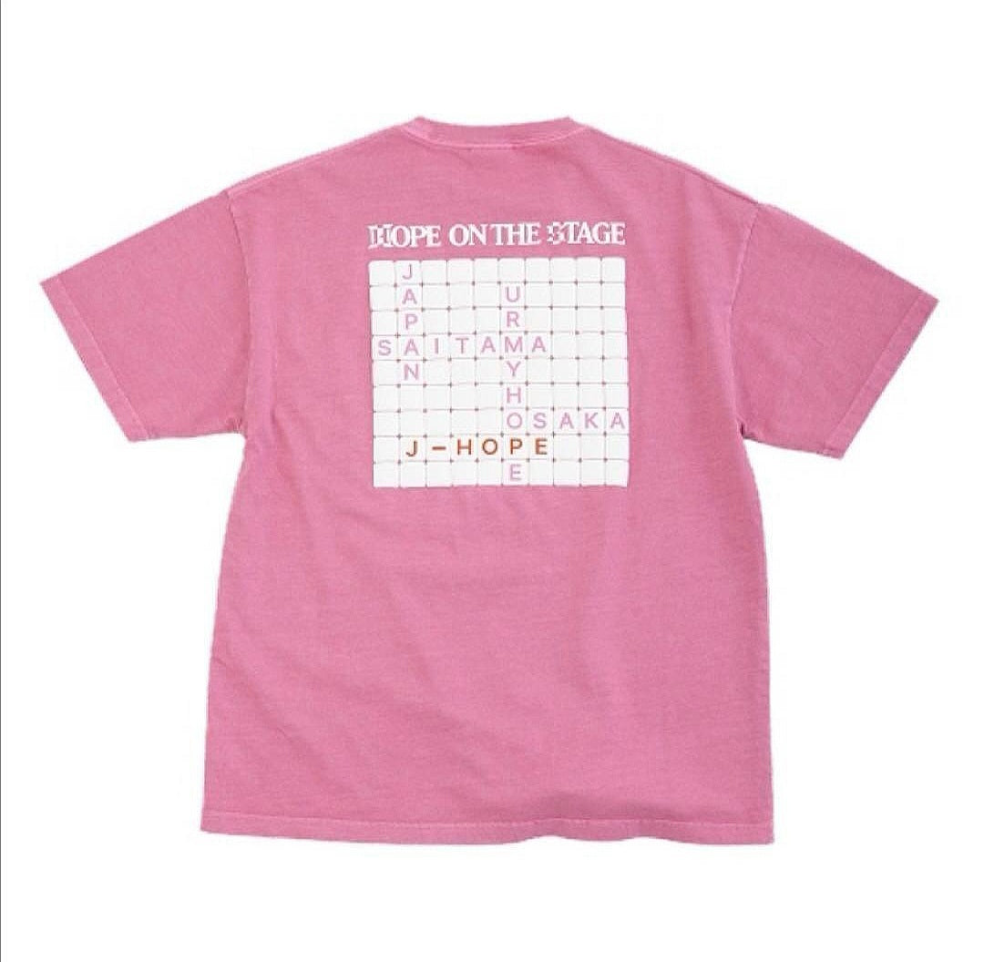 CAMISETAS 100% ALGODÓN JHOPE HOPE ON THE STAGE TOUR (varios modelos)