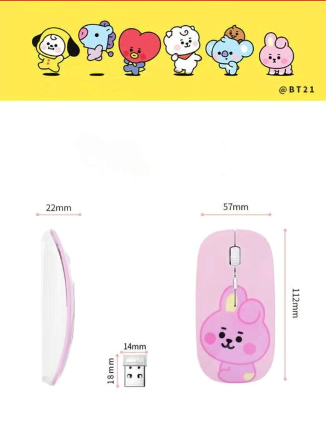 RATÓN INALÁMBRICO BT21