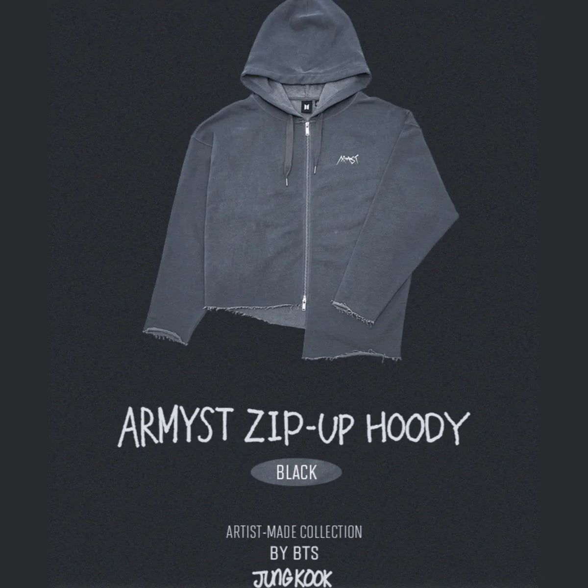 SUDADERA CON CAPUCHA BTS JUNGKOOK ARMYST