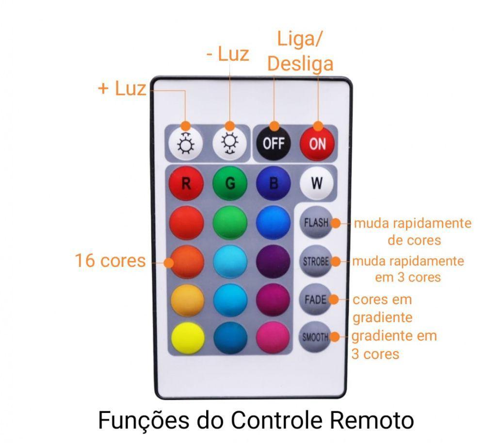 BTS LÁMPARA LED CAMBIA DE COLOR (16 COLORES) CON CONTROL REMOTO