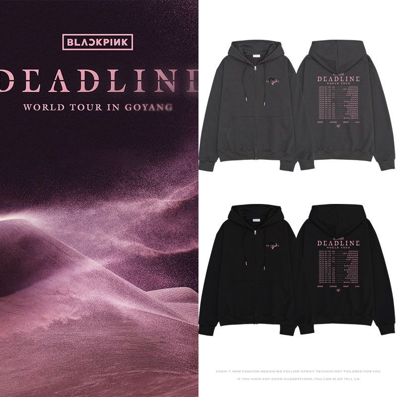 SUDADERA CON CAPUCHA BLACKPINK DEADLINE