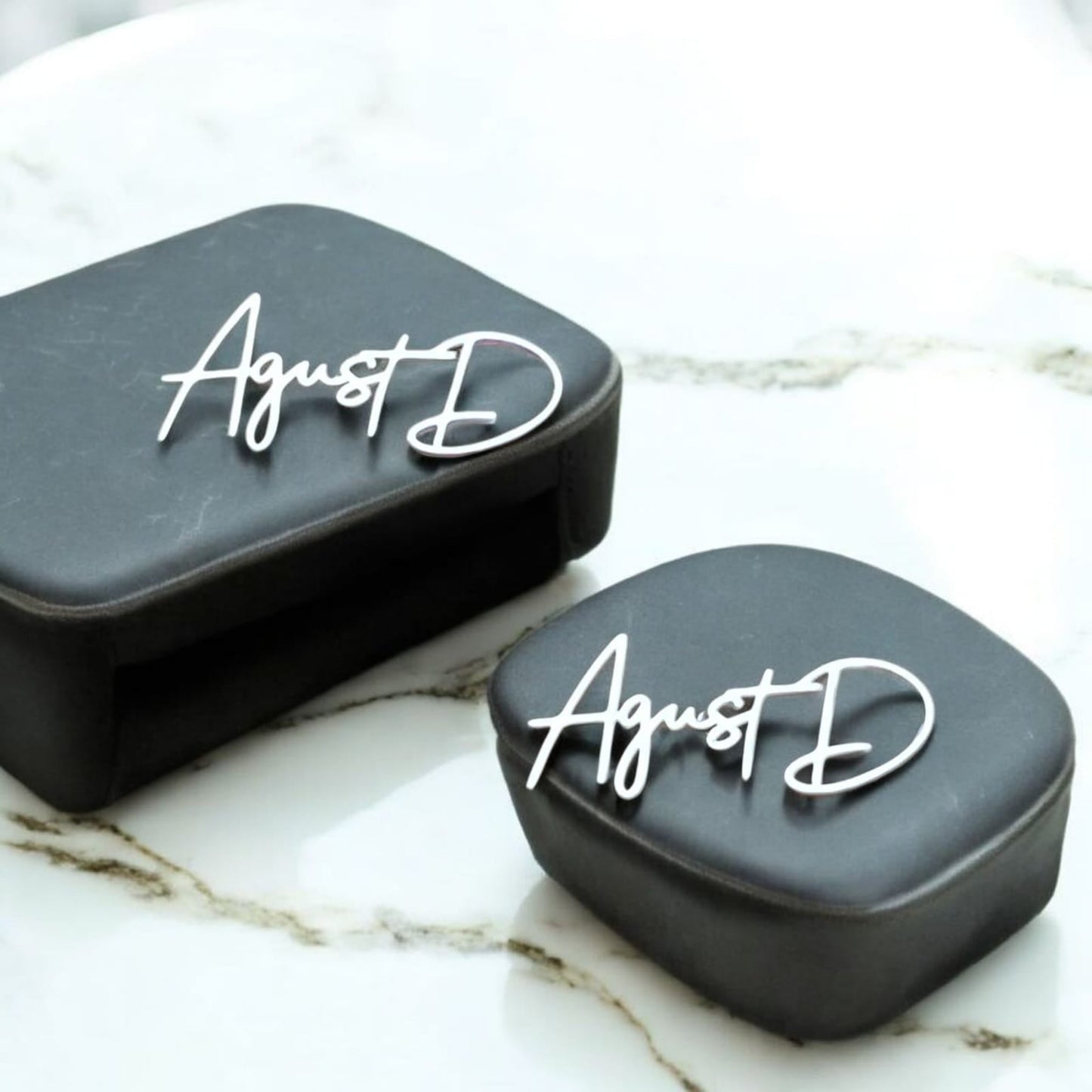 SUGA AGUST D PENDIENTES PAR ACERO INOXIDABLE
