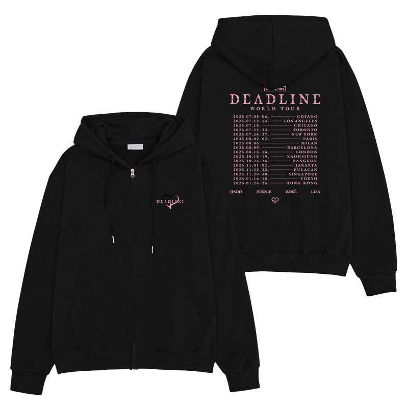 SUDADERA CON CAPUCHA BLACKPINK DEADLINE