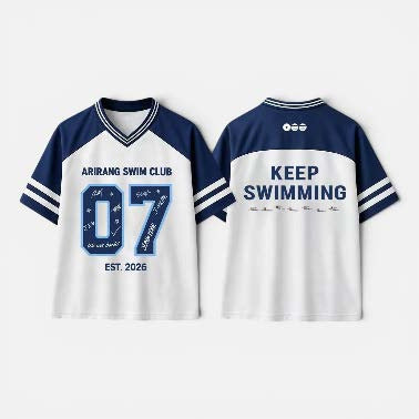 CAMISETAS BTS KEEP SWIMMING 100% ALGODÓN