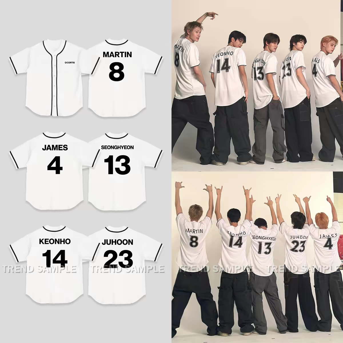 CORTIS JERSEY (blanco y negro)