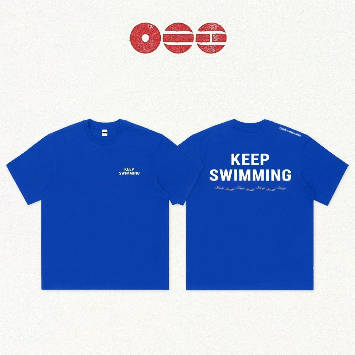 CAMISETAS BTS KEEP SWIMMING 100% ALGODÓN