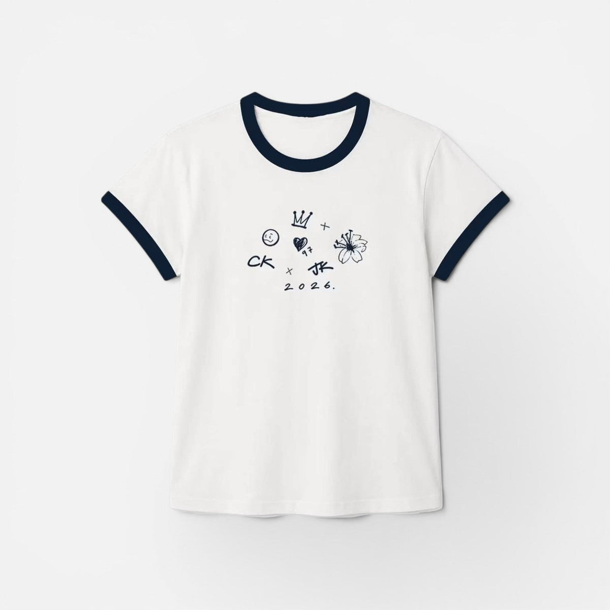 BTS JUNGKOOK CAMISETAS CK 100% ALGODÓN