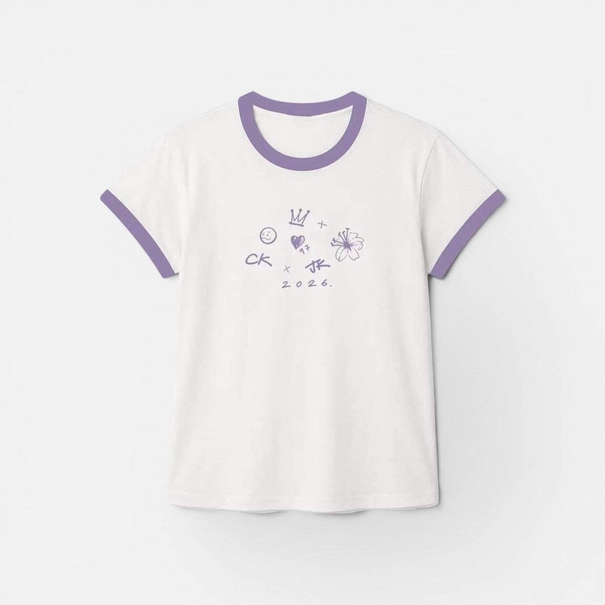 BTS JUNGKOOK CAMISETAS CK 100% ALGODÓN