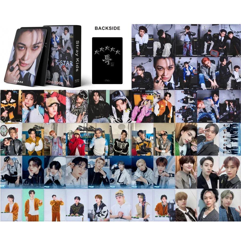 STRAY KIDS PHOTOCARDS KARMA, ATE, HOP, GIANT, 5 STAR, MANIAC, MAXIDENT + VARIOUS OPTIONS!✨ (55 PCS)